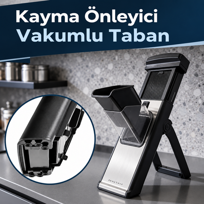 Nover™ 4'ü 1 Arada Güvenli Mandolin Sebze Dilimleyici